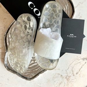Coach Ulyssa Rubber Slide Jelly Shoes